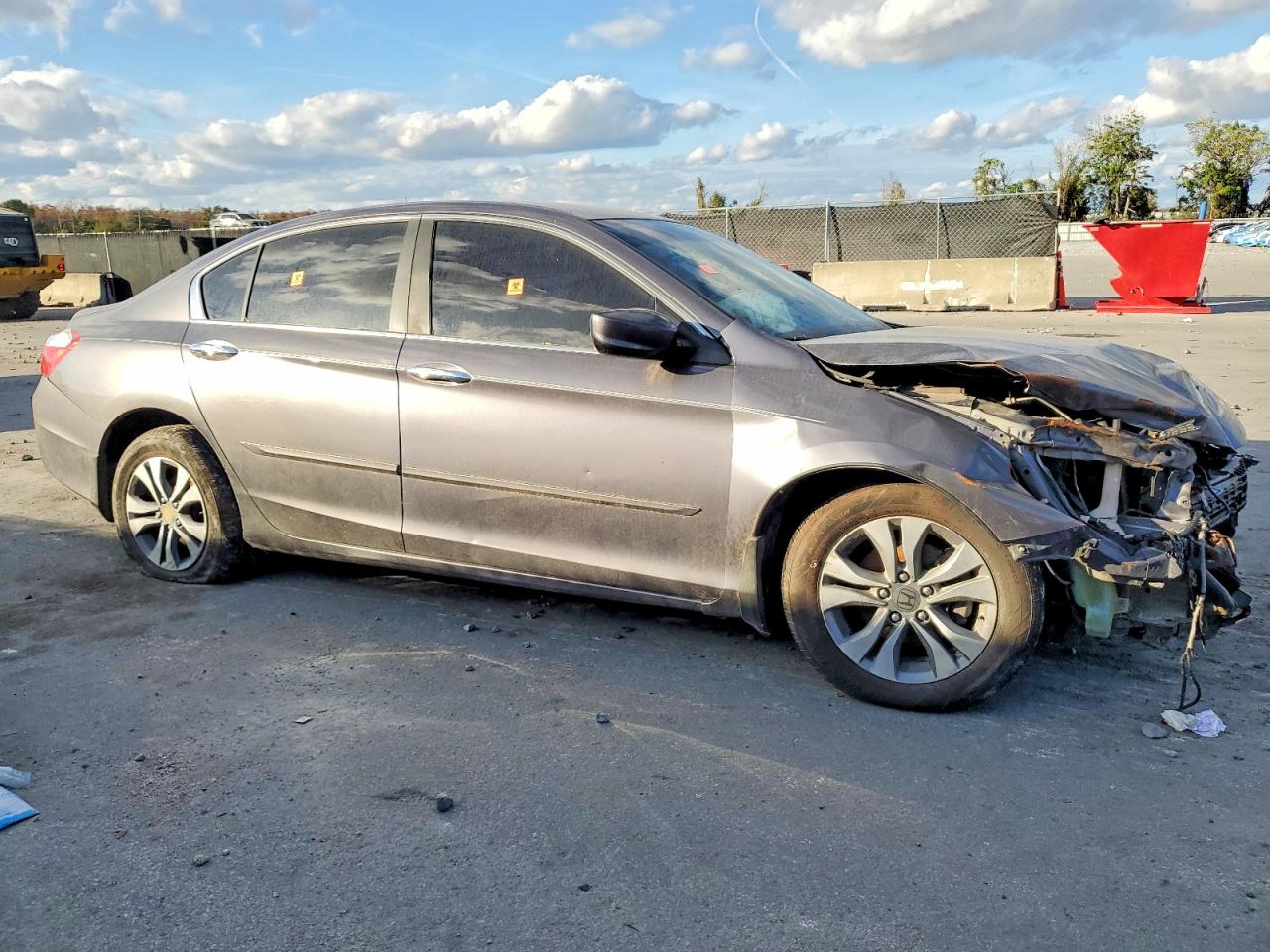 2014 Honda Accord Lx Серый vin: 1HGCR2F33EA235771