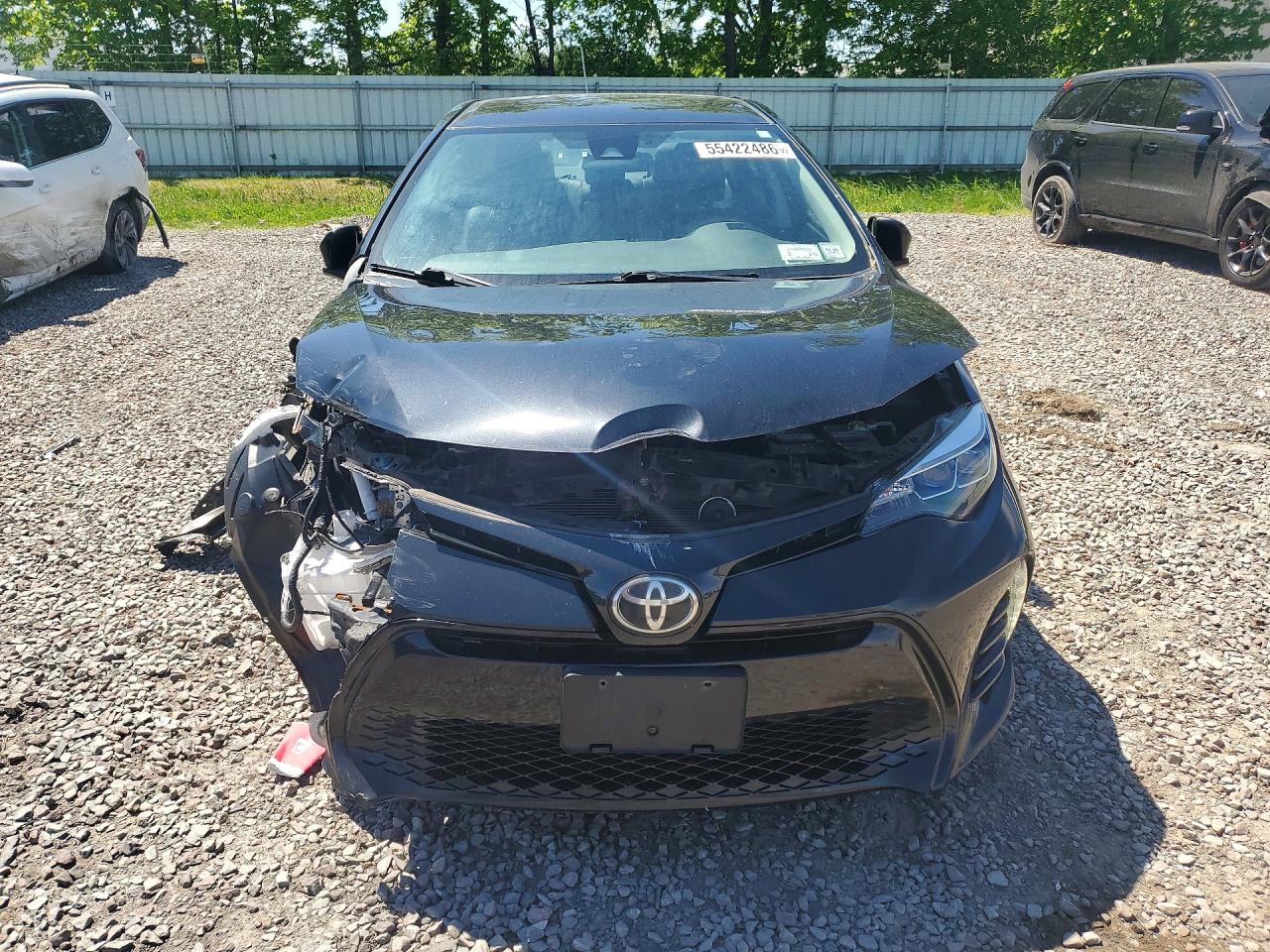 2017 Toyota Corolla Se Black vin: 2T1BURHE1HC945798