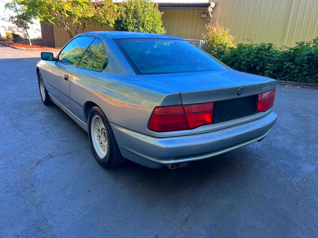 1991 Bmw 850 I Automatic Blue vin: WBAEG2310MCB72468