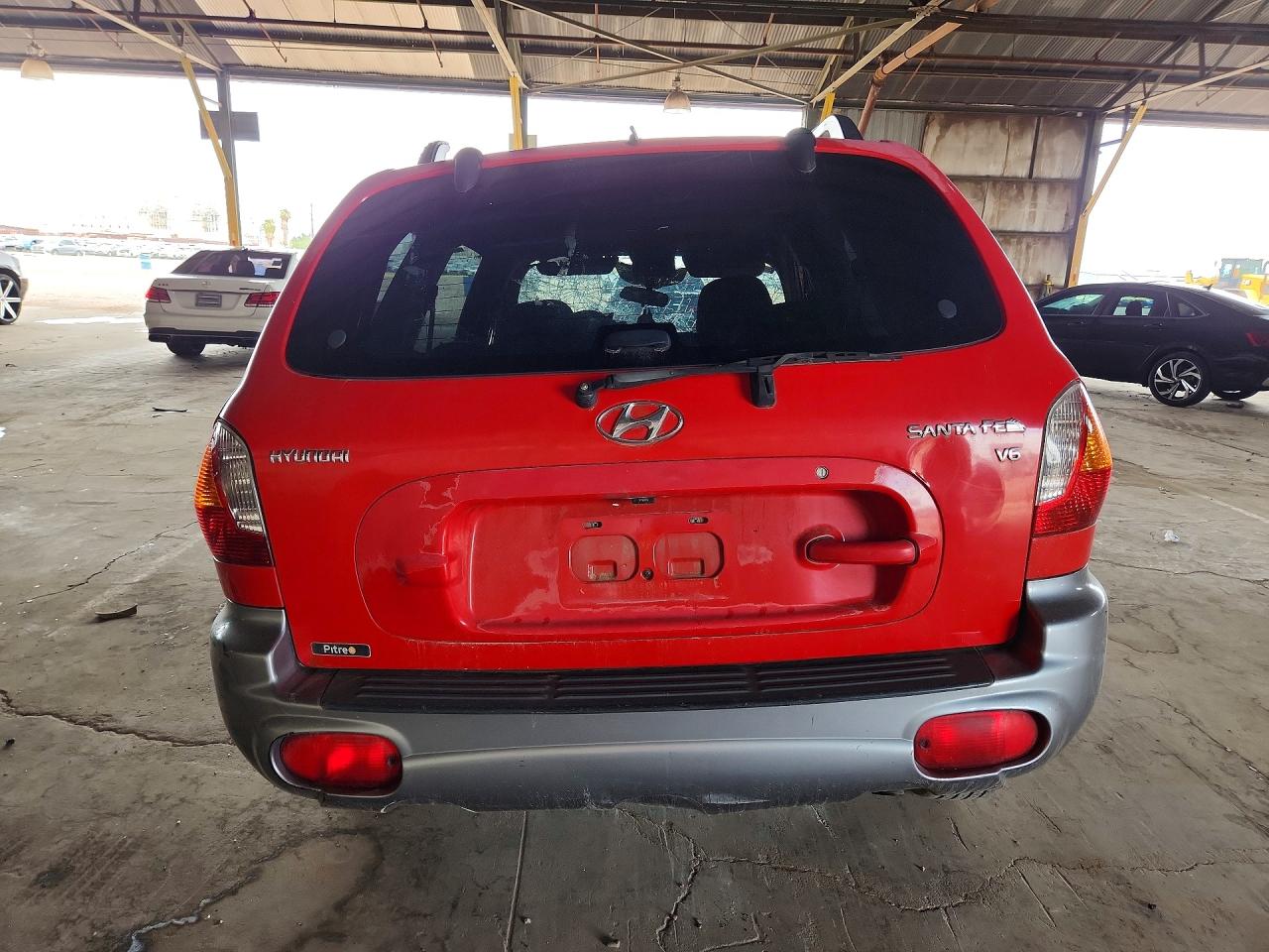 2004 Hyundai Santa Fe Gls Red vin: KM8SC13D94U855164