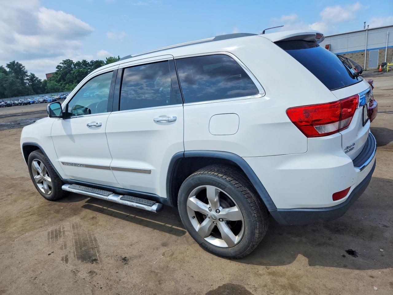 2013 Jeep Grand Cherokee Limited White vin: 1C4RJFBG9DC524527