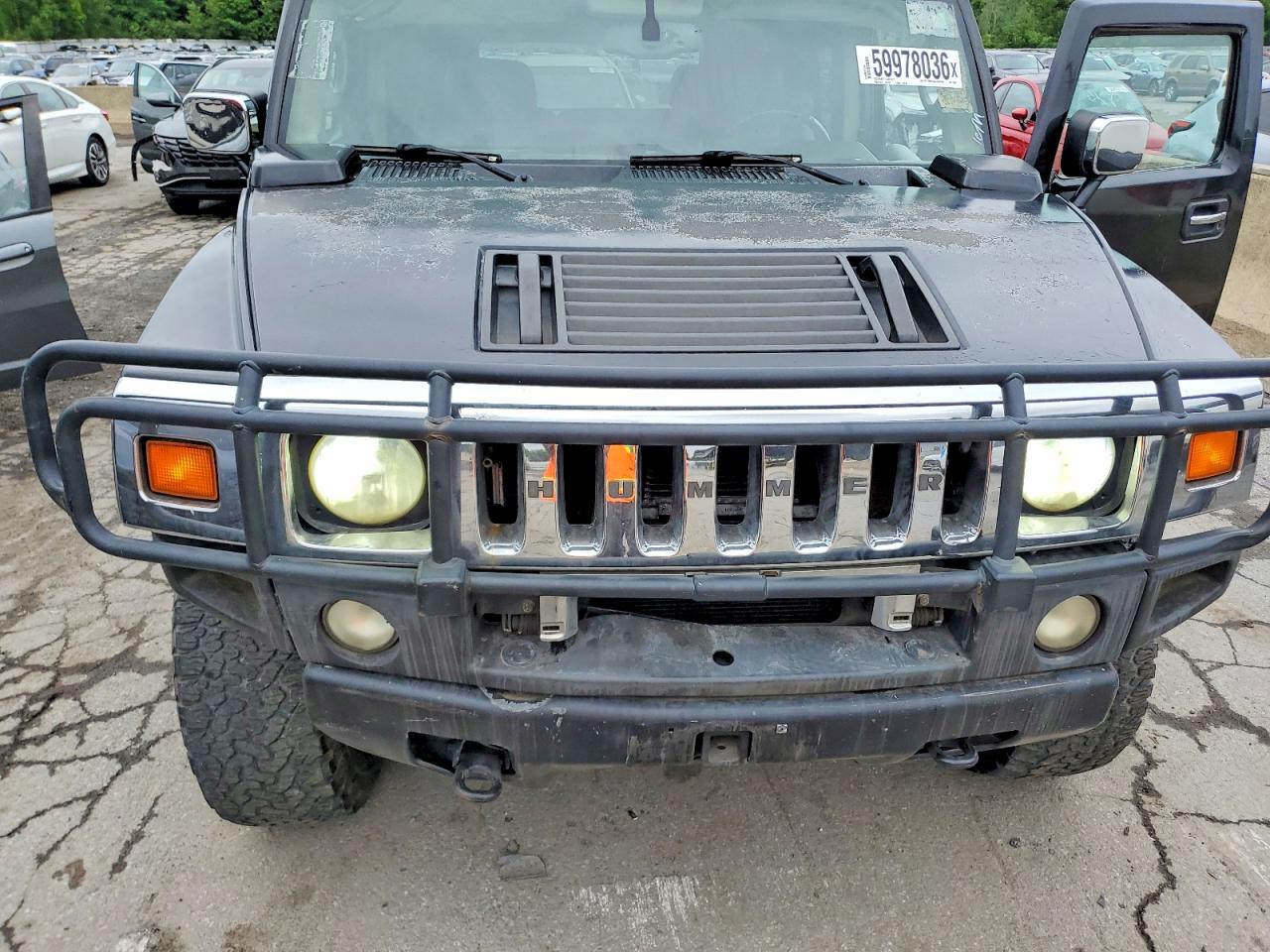 2003 Hummer H2 Black vin: 5GRGN23U83H118537