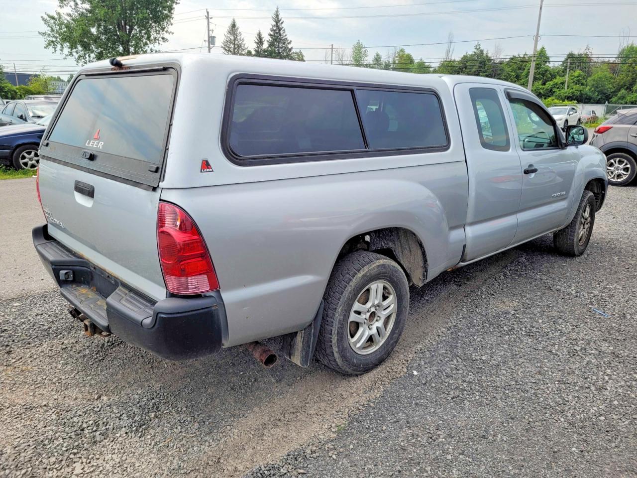 2007 Toyota Tacoma Access Cab Silver vin: 5TETX22N07Z399371