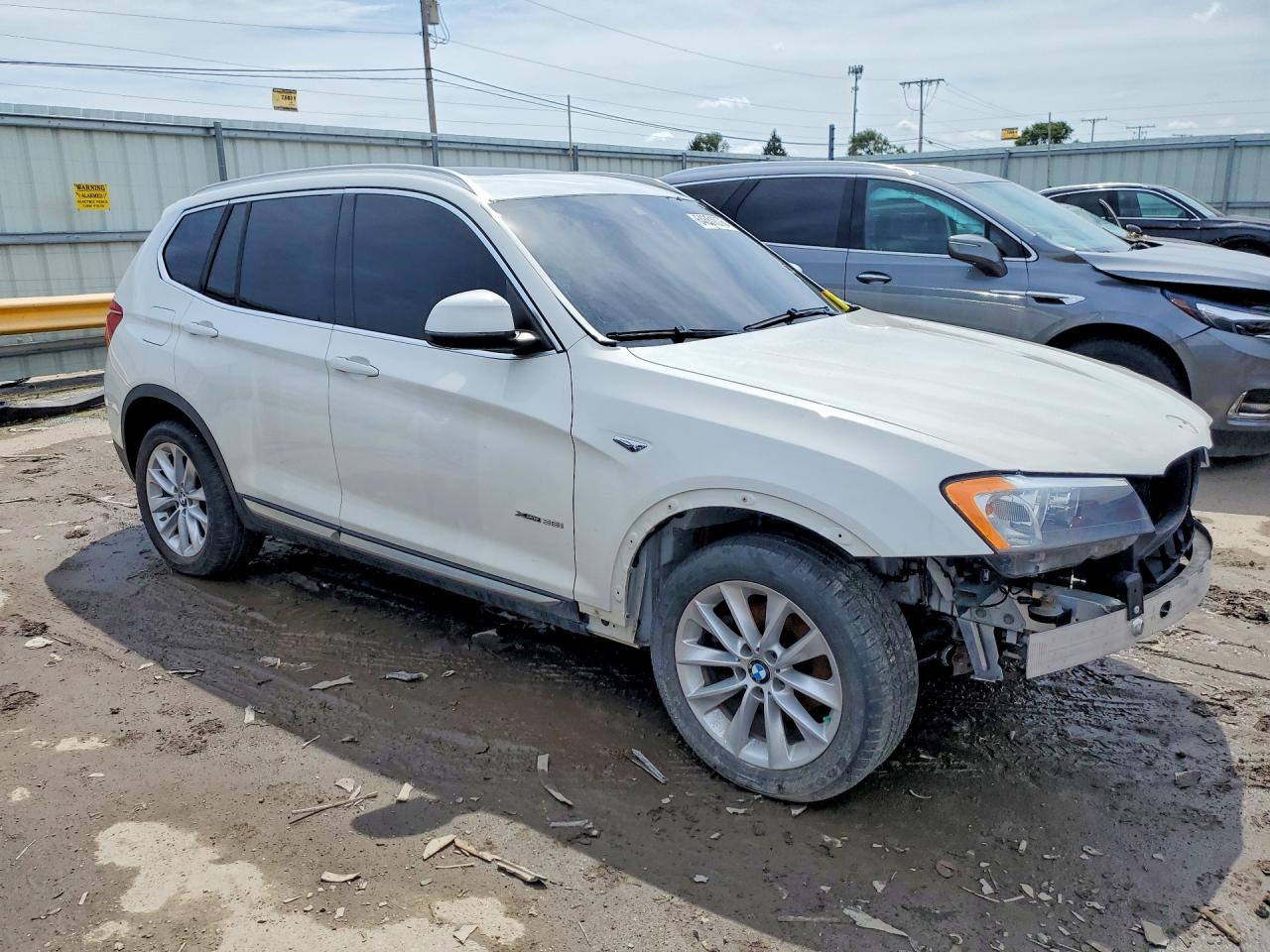 2015 Bmw X3 Xdrive35i White vin: 5UXWX7C55F0K32624