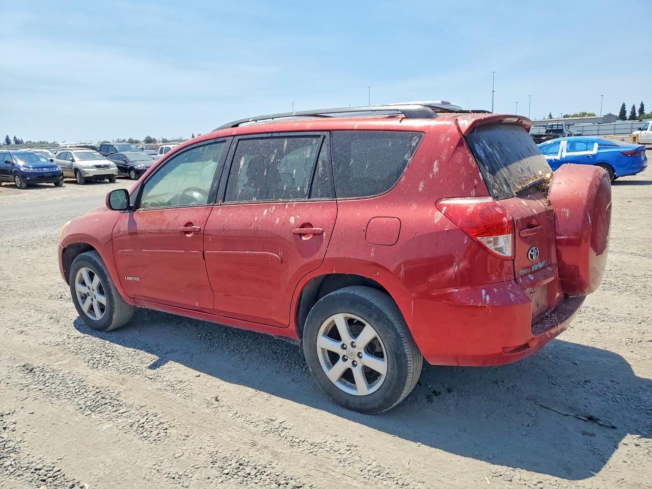 2007 Toyota Rav4 Limited Красный vin: JTMBK31V575026363