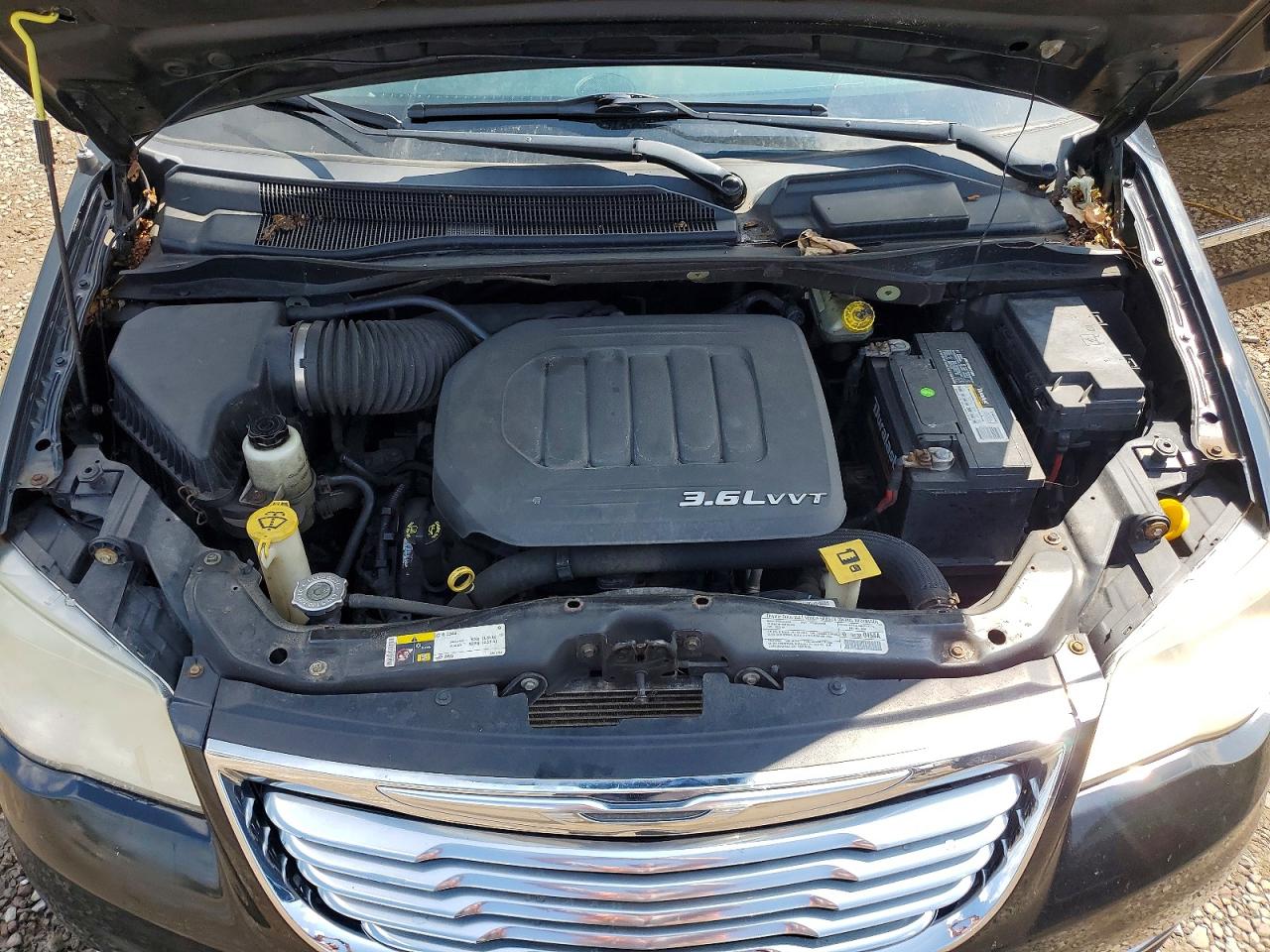 2013 Chrysler Town & Country Touring Черный vin: 2C4RC1BG0DR576858