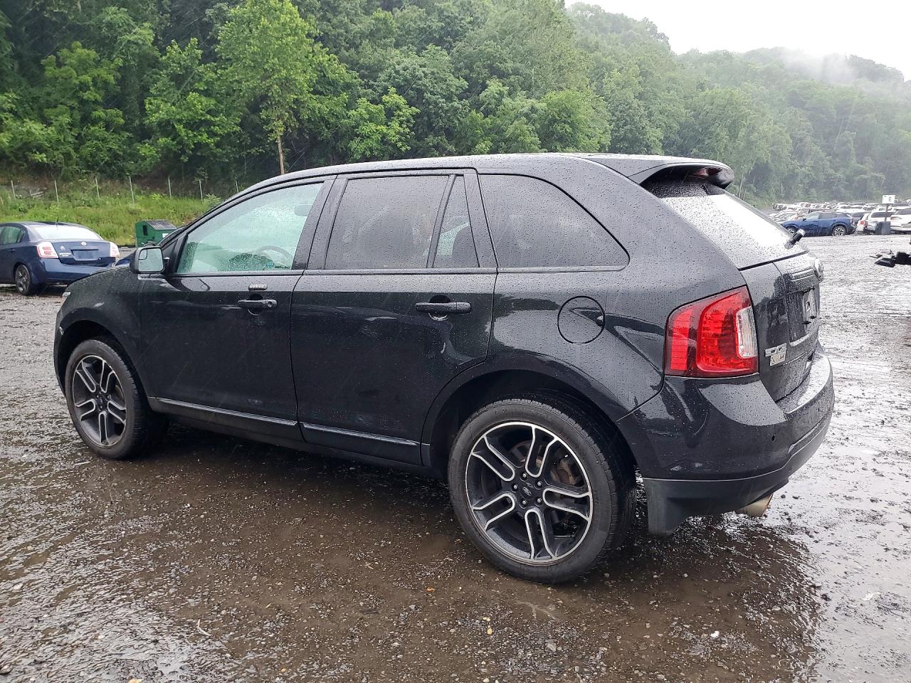 2014 Ford Edge Sel Black vin: 2FMDK4JC0EBA22433