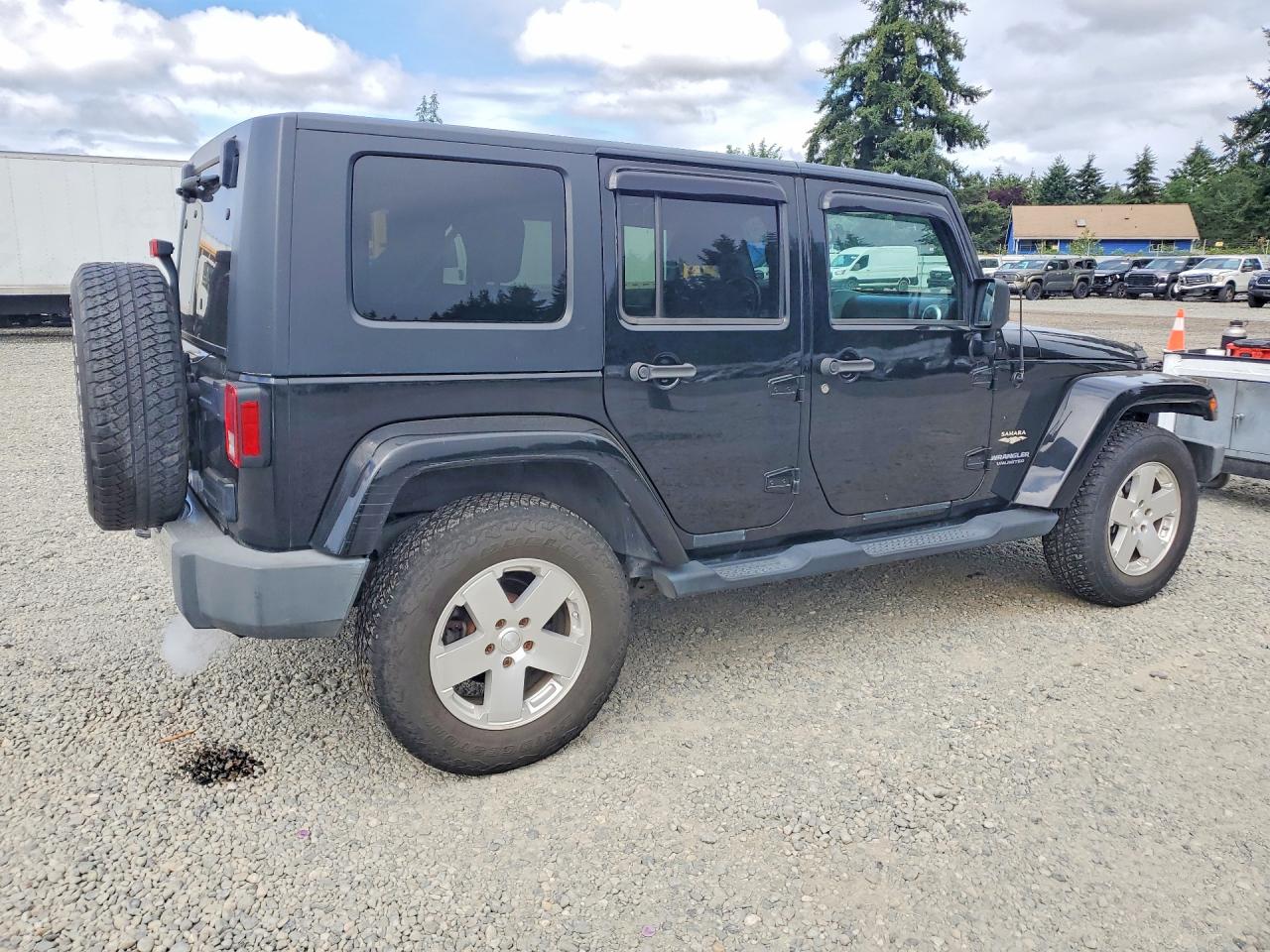 2010 Jeep Wrangler Unlimited Sahara Black vin: 1J4BA5H16AL115230