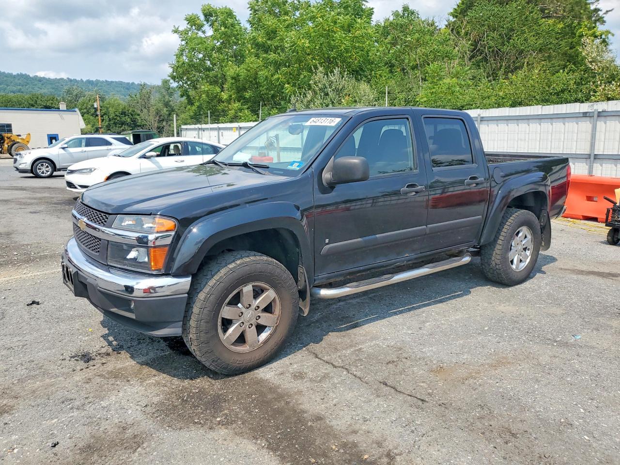 2008 Chevrolet Colorado Lt Black vin: 1GCDT43E788206579