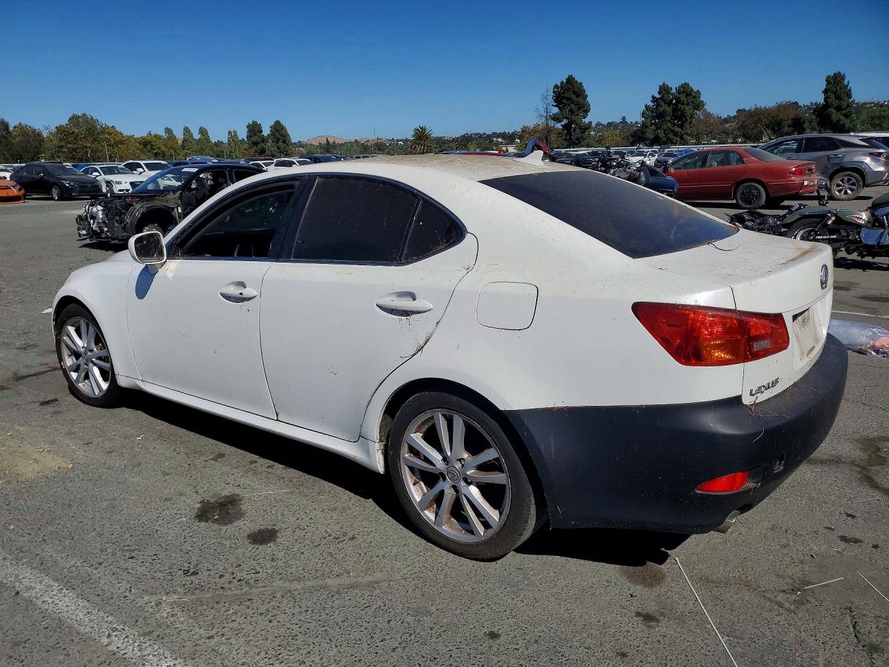 2007 Lexus Is 250 White vin: JTHBK262272030993
