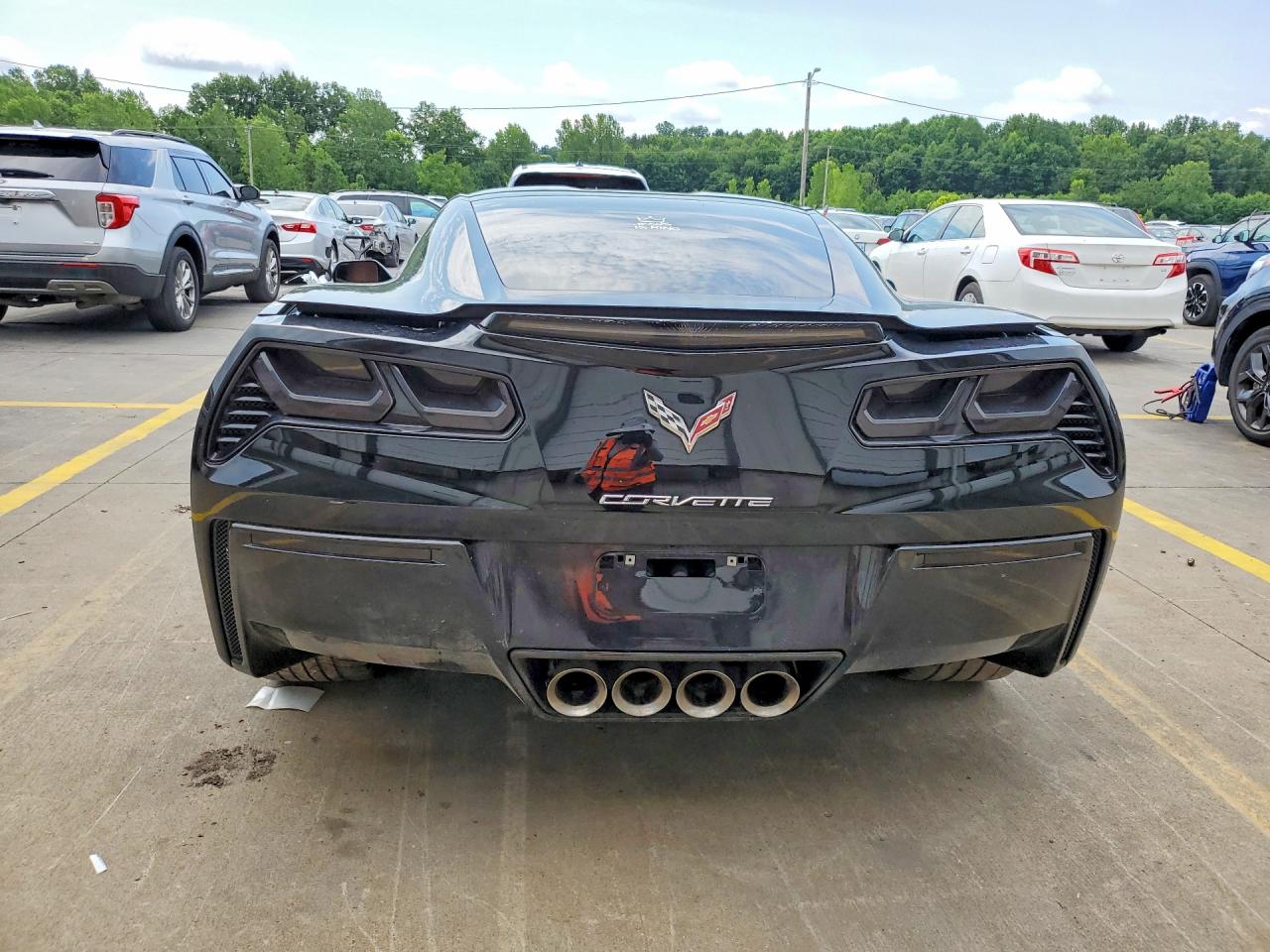 2014 Chevrolet Corvette Stingray 3lt Black vin: 1G1YF2D79E5106972