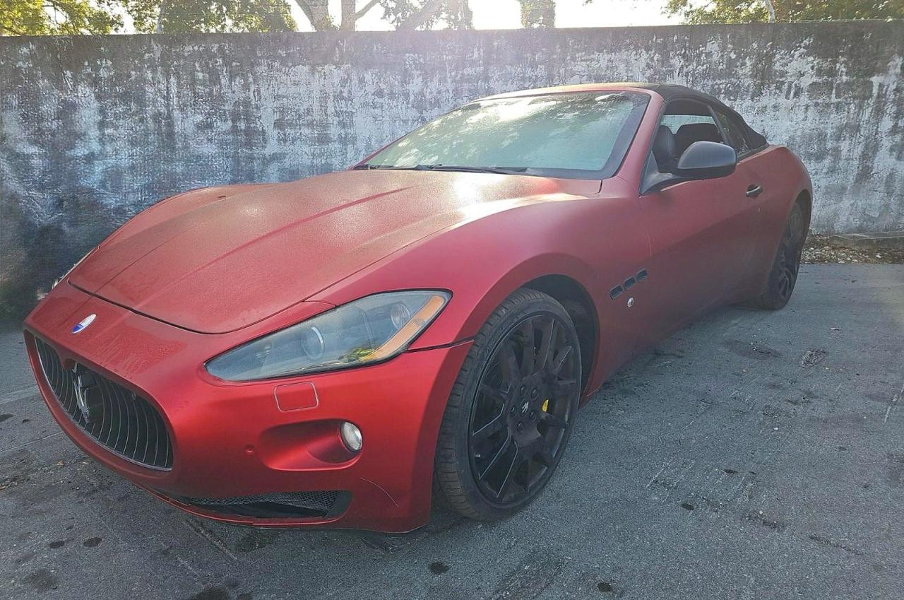 2011 Maserati Granturismo S Red vin: ZAM45KMA3B0057339