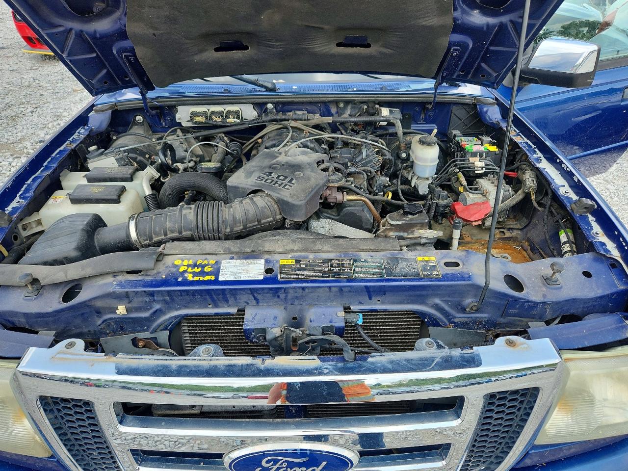 2010 Ford Ranger Super Cab Blue vin: 1FTKR4EE6APA39968