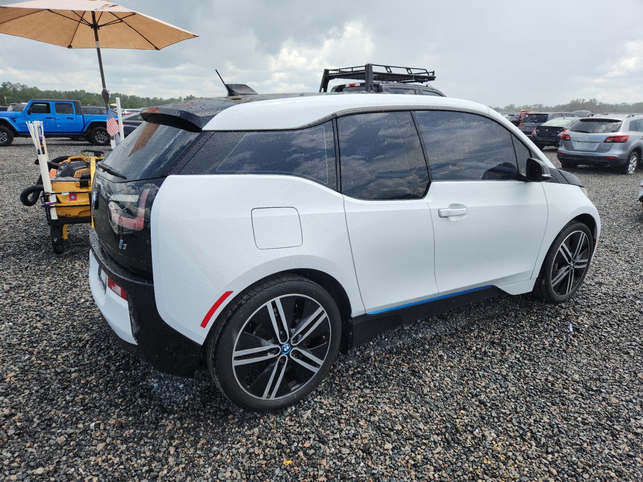 2015 Bmw I3 Bev White vin: WBY1Z2C5XFV286396