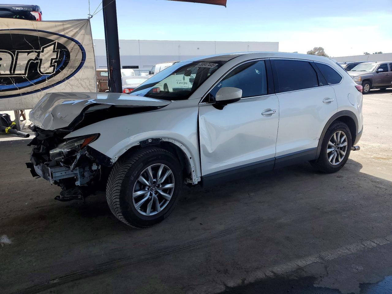2016 Mazda Cx-9 Touring White vin: JM3TCACY1G0123819