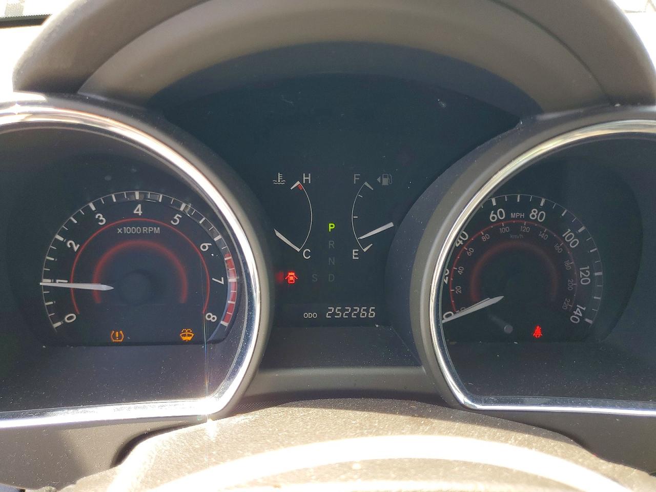 2008 Toyota Highlander Base Black vin: JTEDS41A582010187