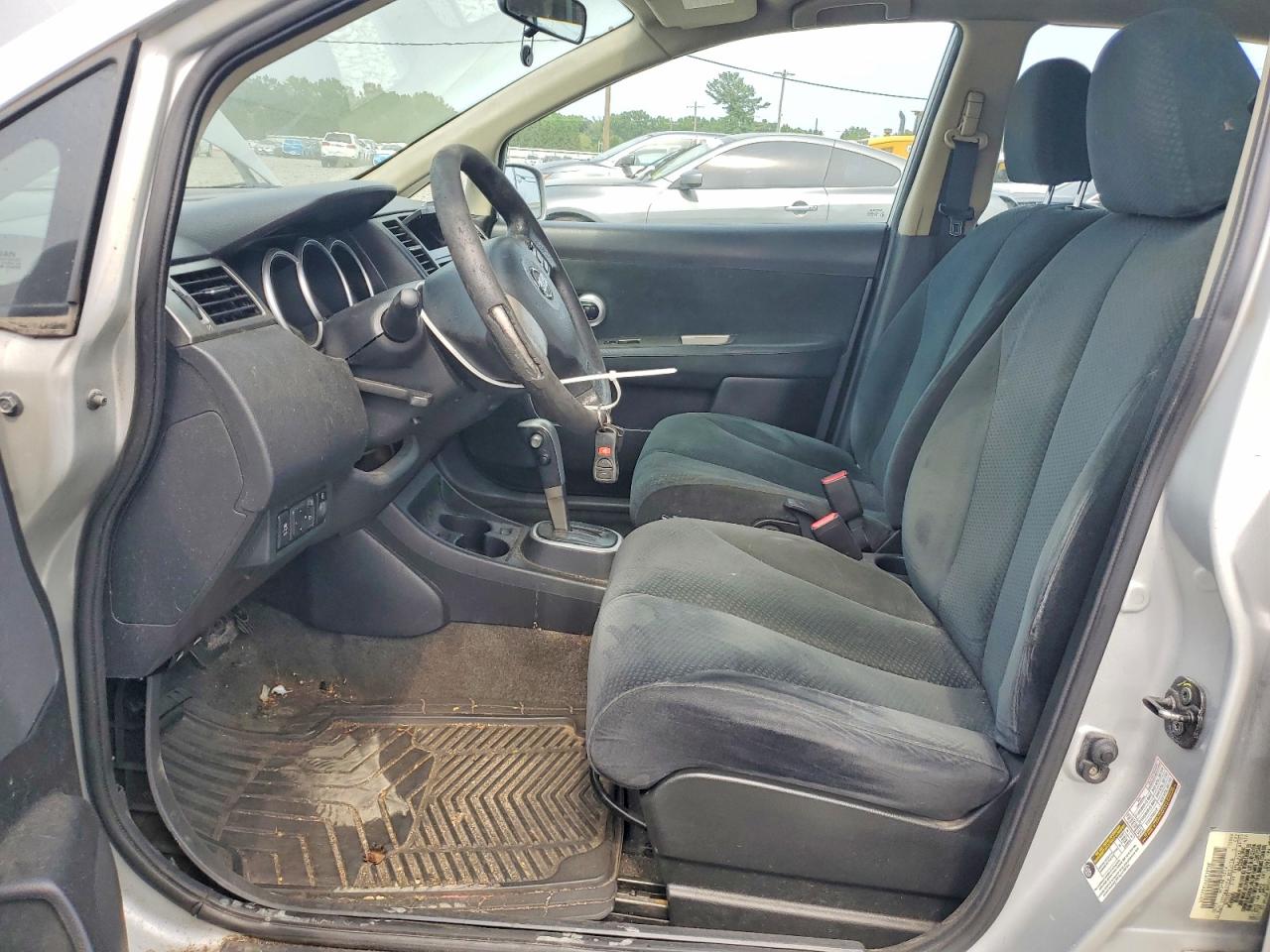 2012 Nissan Versa 1.8 S Silver vin: 3N1BC1CPXCK221409