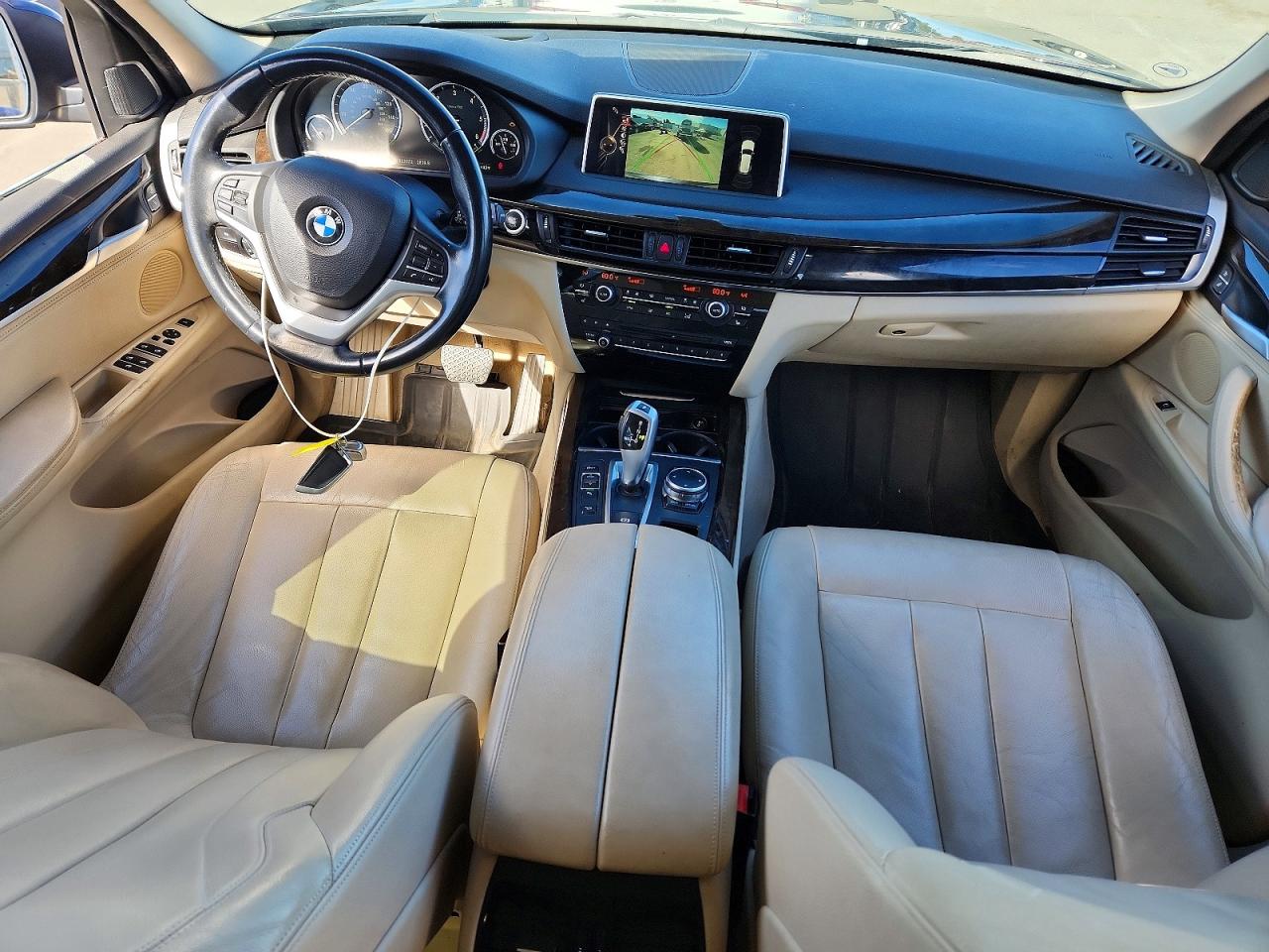 2015 Bmw X5 Xdrive35d Blue vin: 5UXKS4C58F0N07866