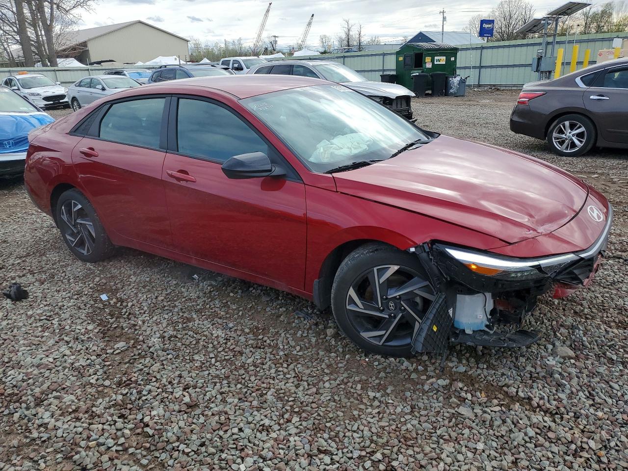 2025 Hyundai Elantra Sel Sport Red vin: KMHLM4DG3SU997289