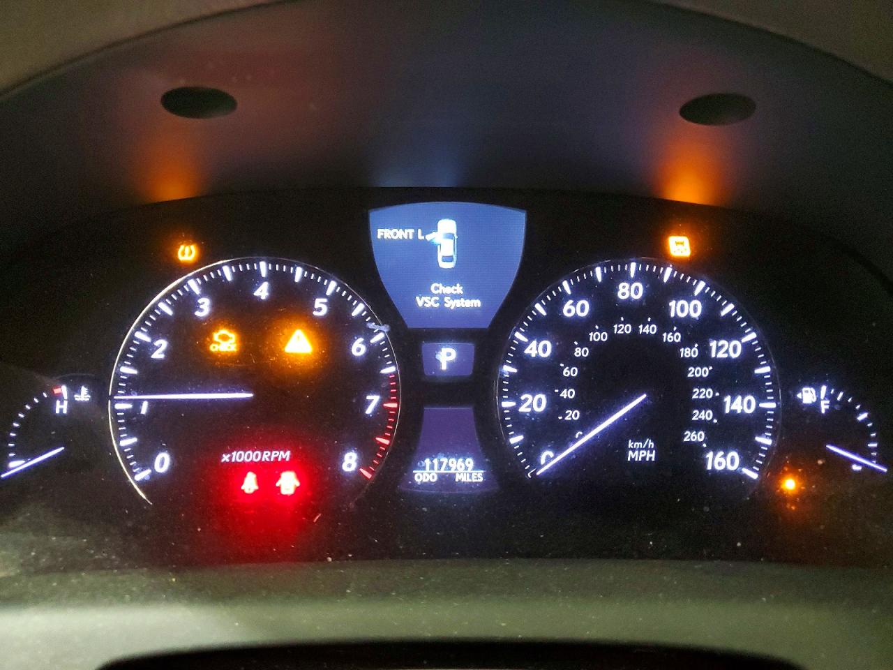 2007 Lexus Ls 460 Зеленый vin: JTHBL46F375047649