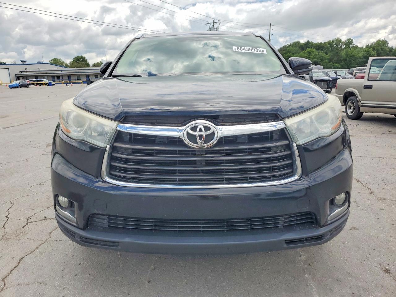 2014 Toyota Highlander Limited Black vin: 5TDDKRFH9ES028431