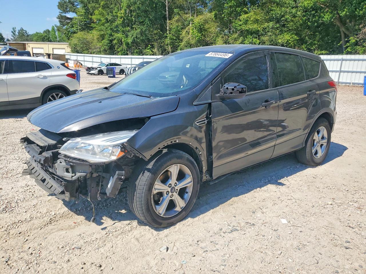 2015 Ford Escape S Gray vin: 1FMCU0F7XFUA74660