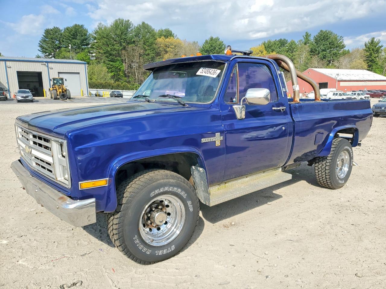 1985 Chevrolet C20 Синий vin: 2GCGC24M1F1118019
