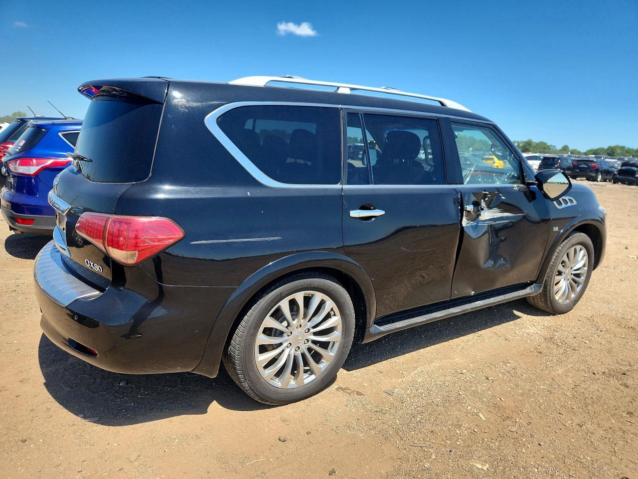 2015 Infiniti Qx80 Base Black vin: JN8AZ2NC4F9370157