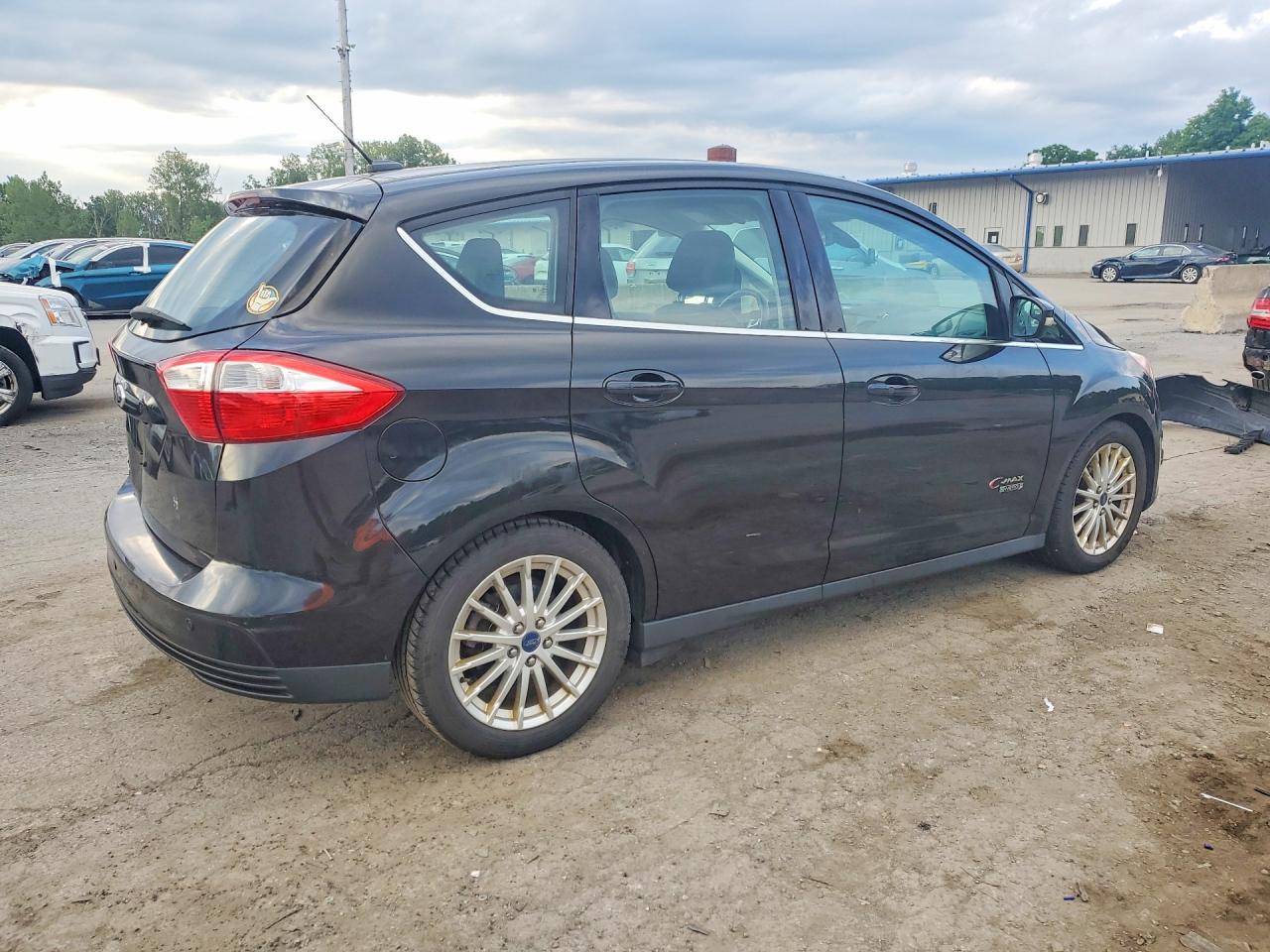 2015 Ford C-max Premium Sel Black vin: 1FADP5CU5FL118440