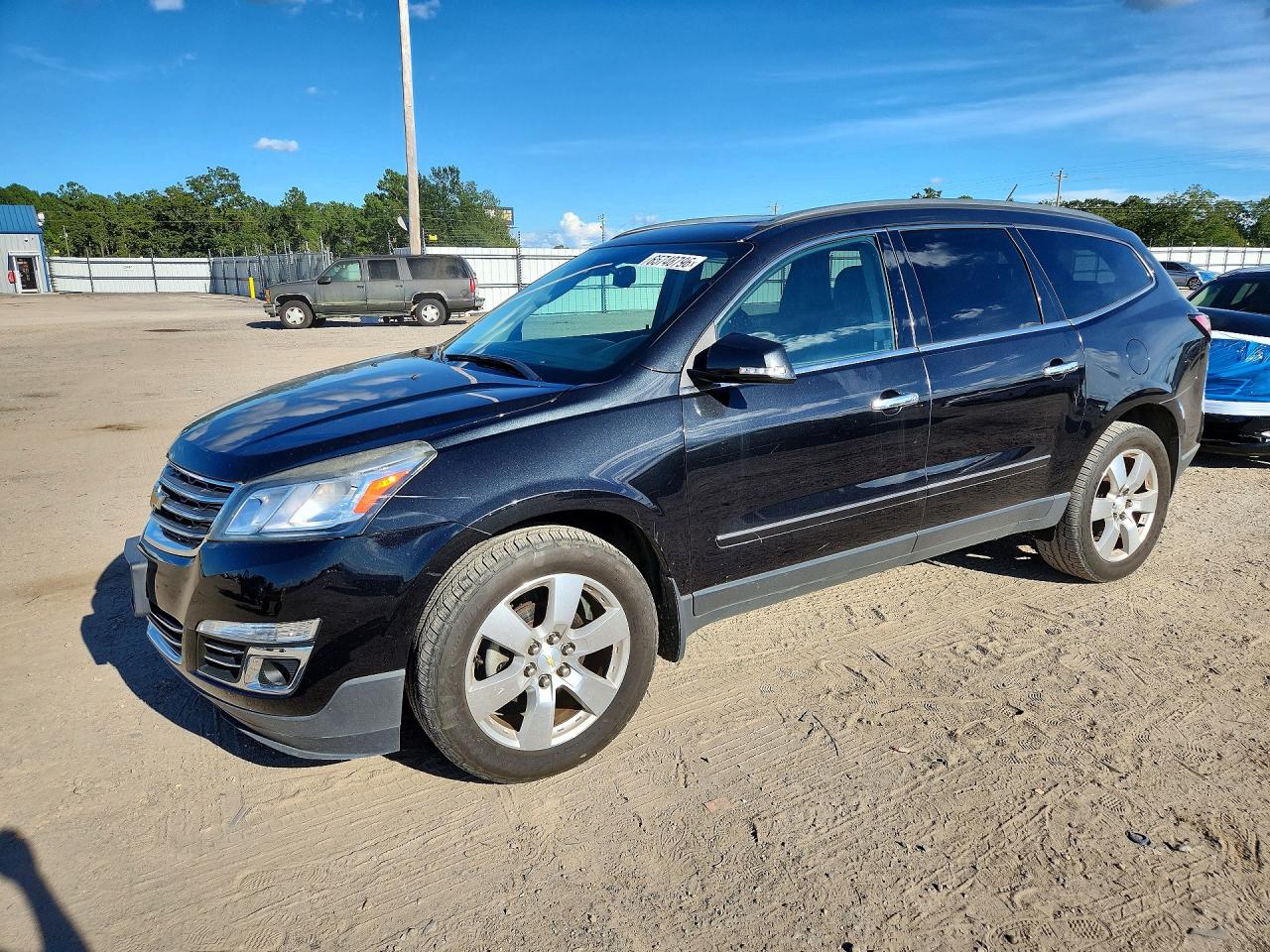 2014 Chevrolet Traverse Ltz Черный vin: 1GNKRJKD4EJ206113