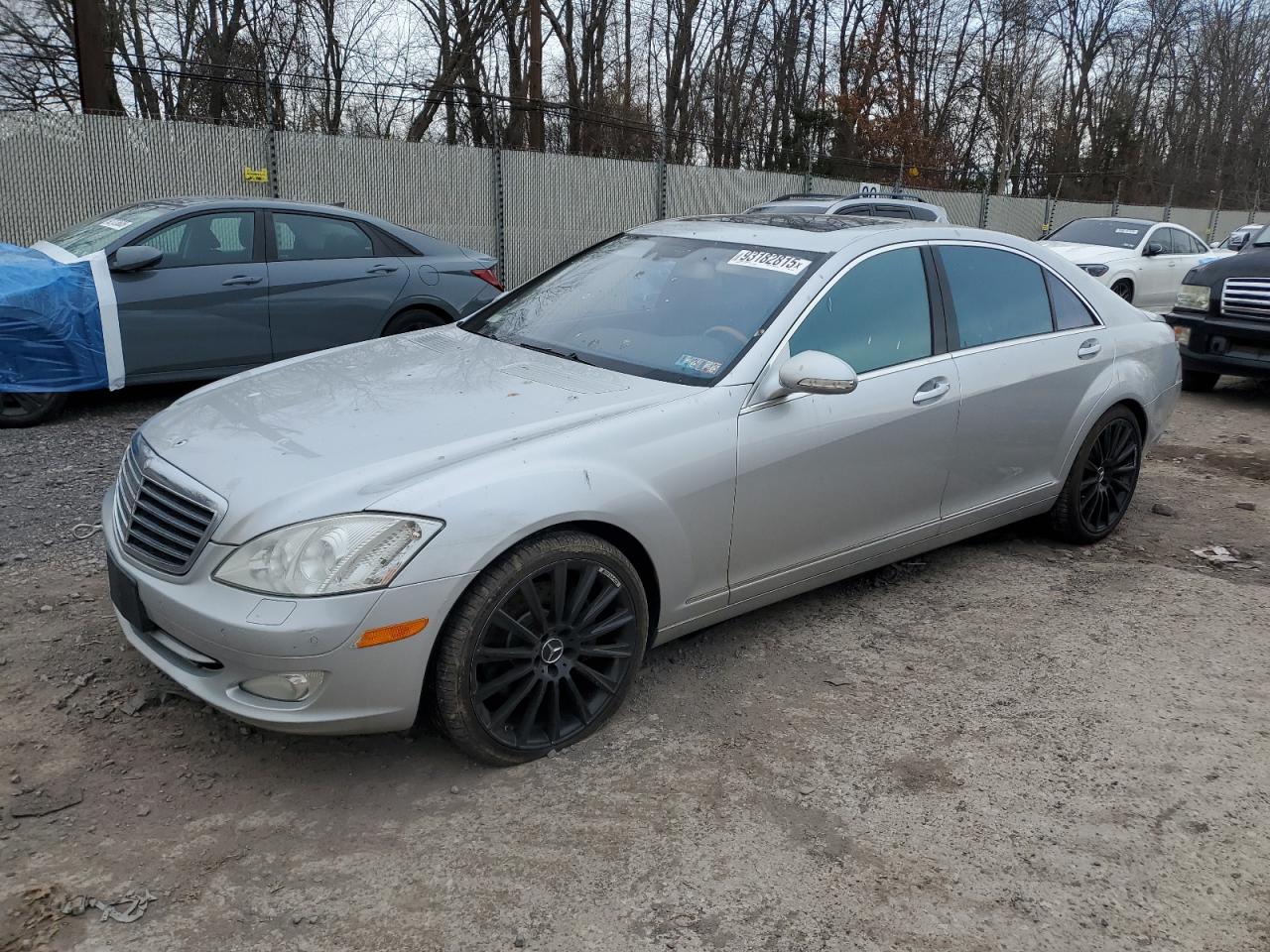 2009 Mercedes-benz S 550 4matic Silver vin: WDDNG86X29A244055