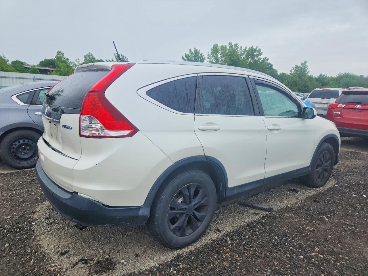 2014 Honda Cr-v Exl Белый vin: 5J6RM4H77EL084953