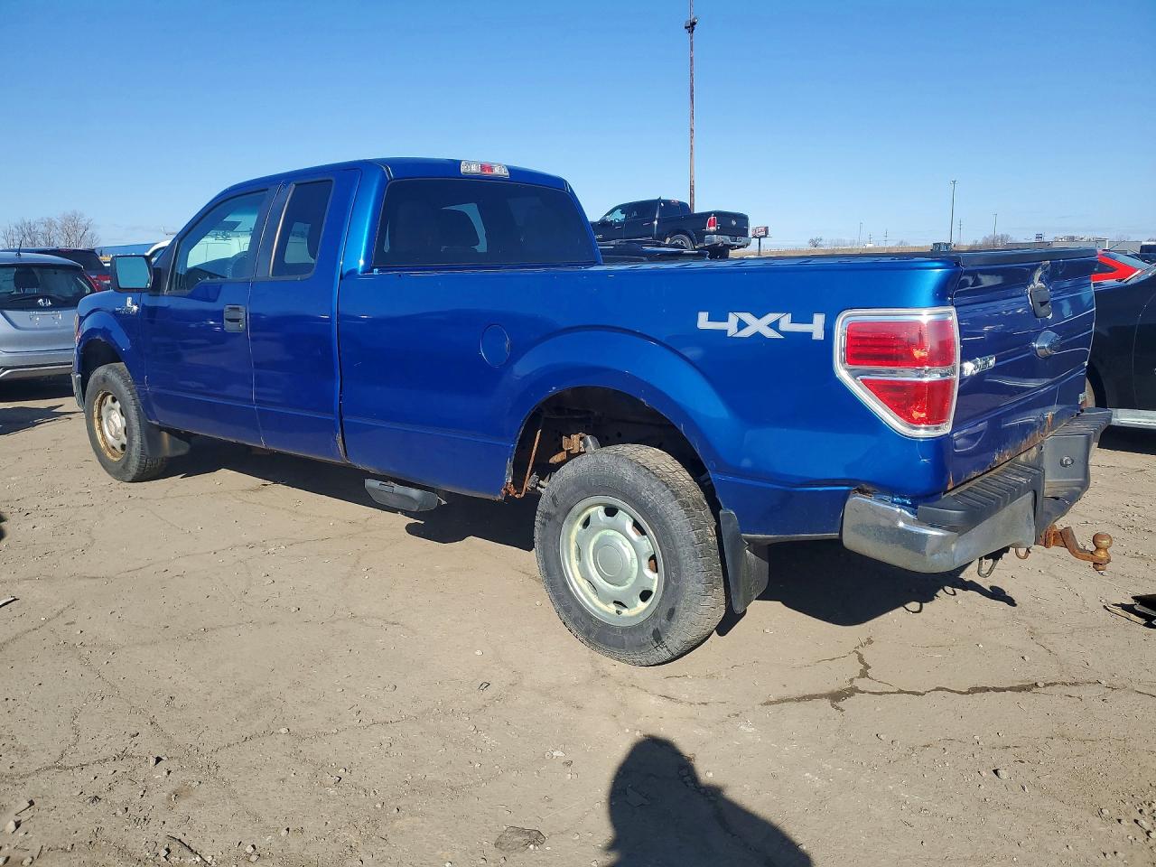 2010 Ford F150 Super Cab Blue vin: 1FTVX1EVXAKE35559