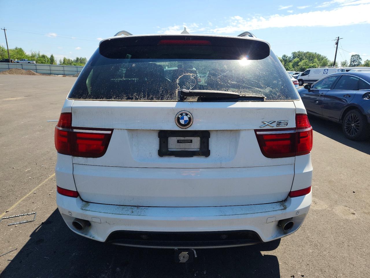2013 Bmw X5 Xdrive35d White vin: 5UXZW0C59D0B92717