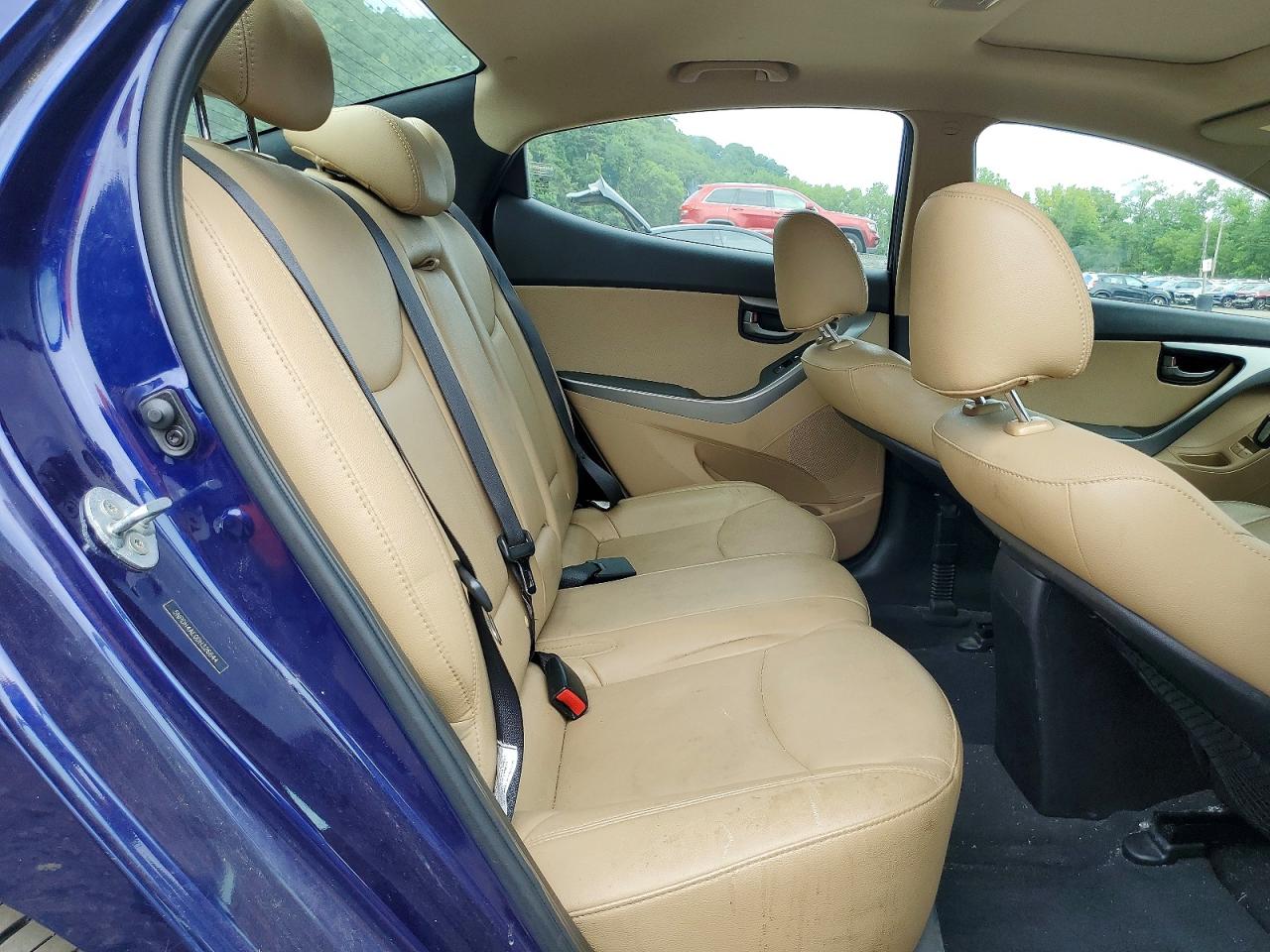 2013 Hyundai Elantra Limited Blue vin: 5NPDH4AE0DH326644
