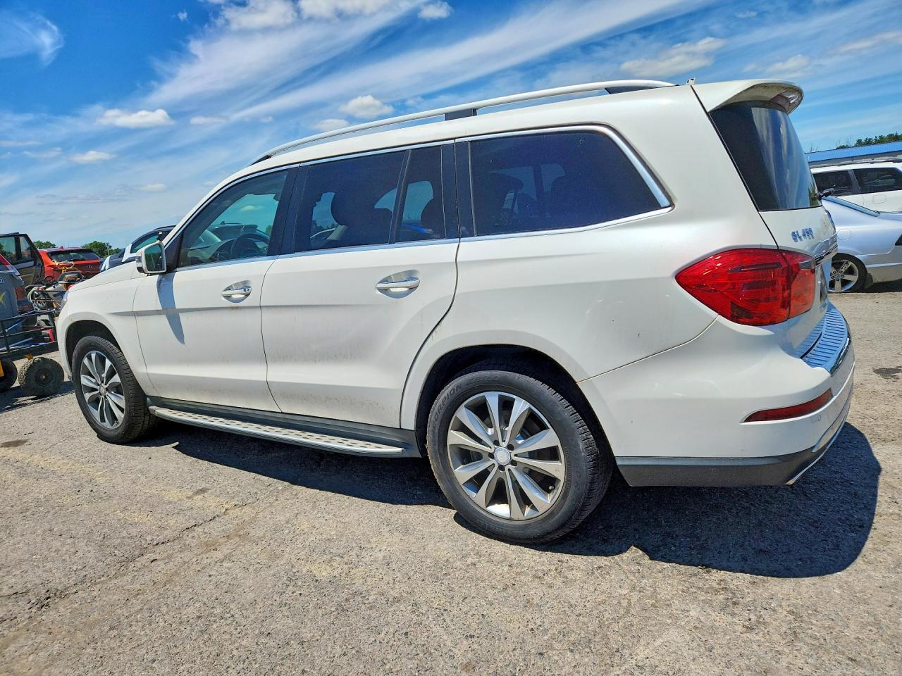 2013 Mercedes-benz Gl 450 4matic White vin: 4JGDF7CE2DA258676