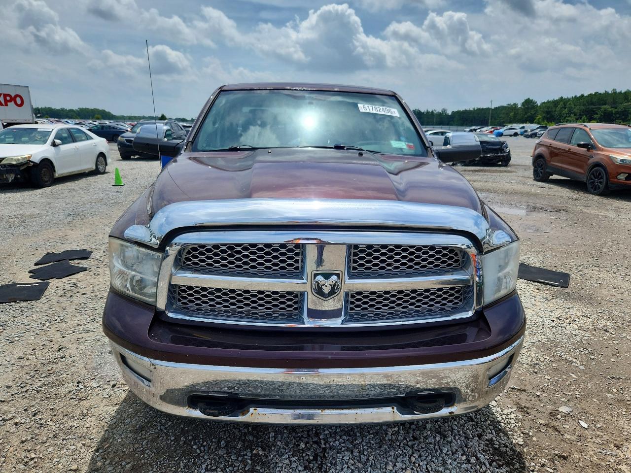 2012 Dodge Ram 1500 Laramie Maroon vin: 1C6RD7JT9CS173285