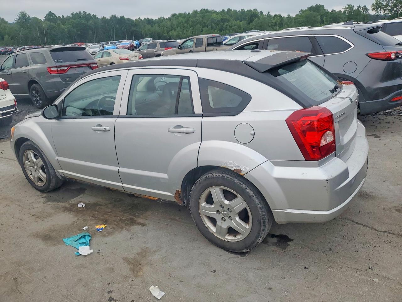 2009 Dodge Caliber Sxt Silver vin: 1B3HB48A79D136568