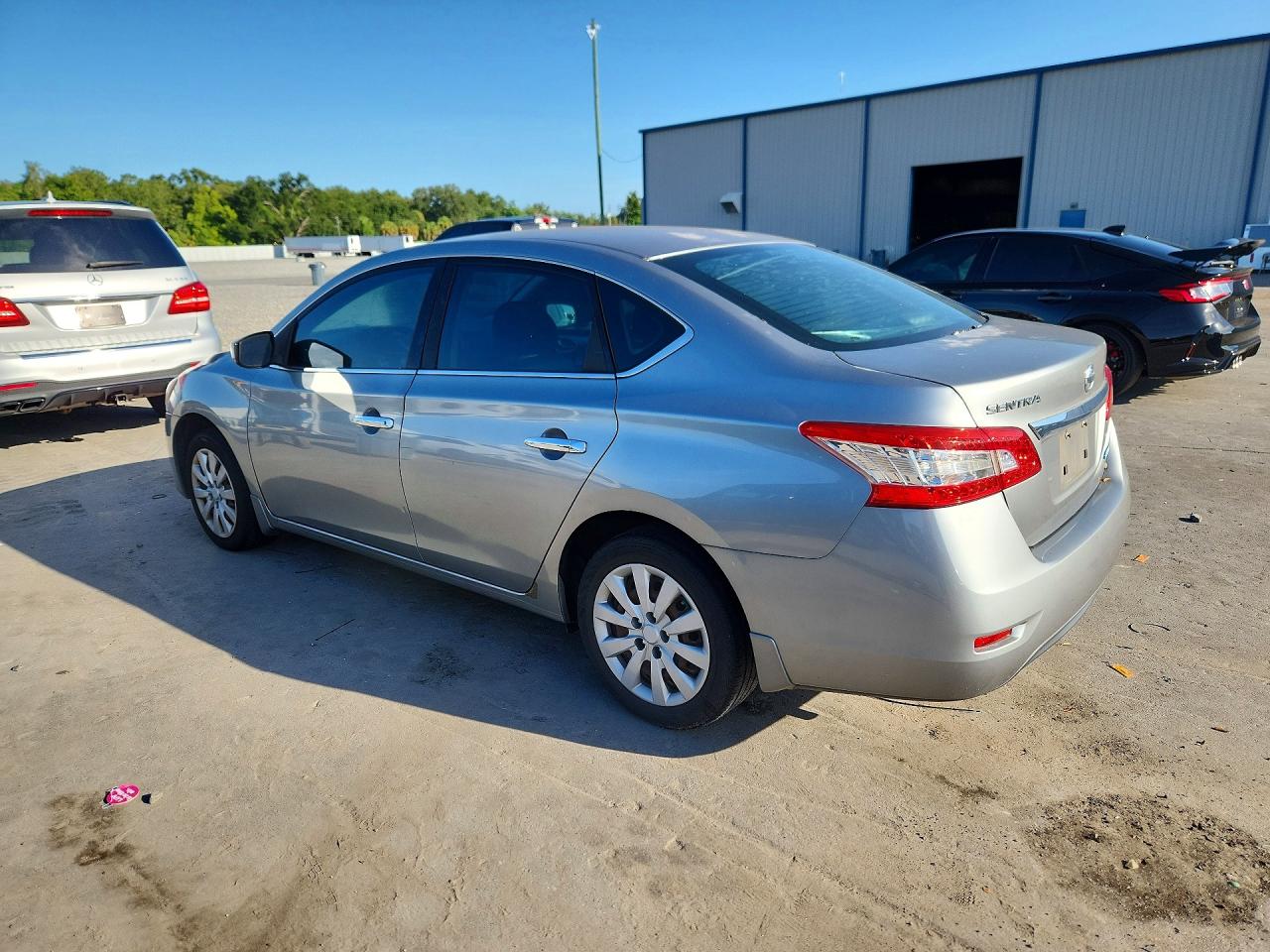 2014 Nissan Sentra Sv Серый vin: 3N1AB7AP9EY264062