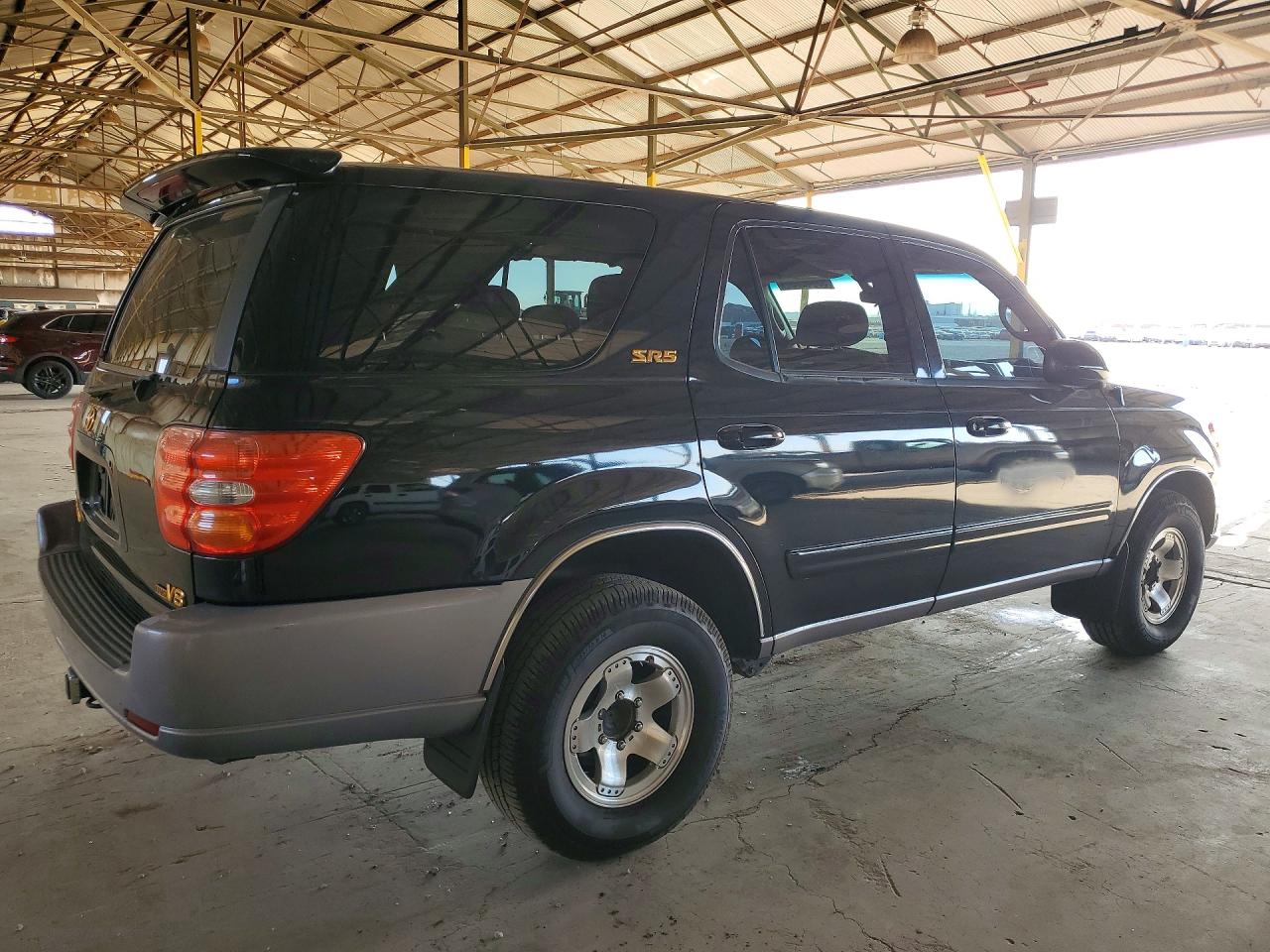 2002 Toyota Sequoia Sr5 Black vin: 5TDZT34A82S119045