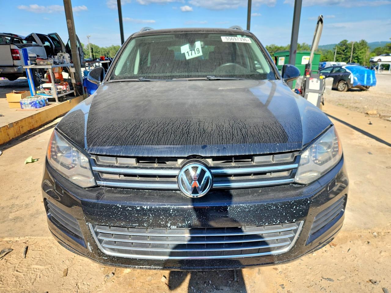 2012 Volkswagen Touareg V6 Black vin: WVGEF9BP0CD008157