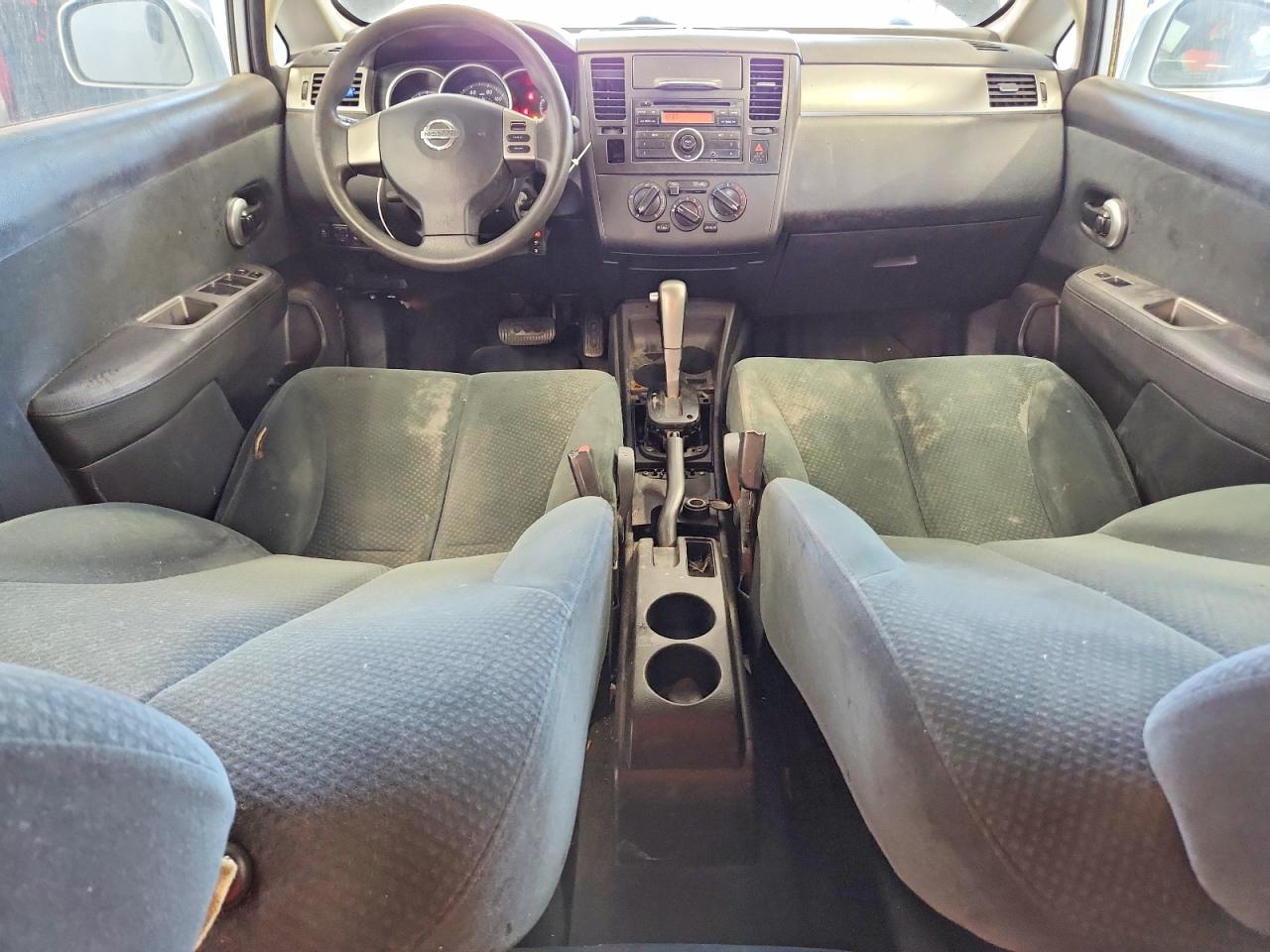 2012 Nissan Versa 1.8 S Silver vin: 3N1BC1CPXCL370154