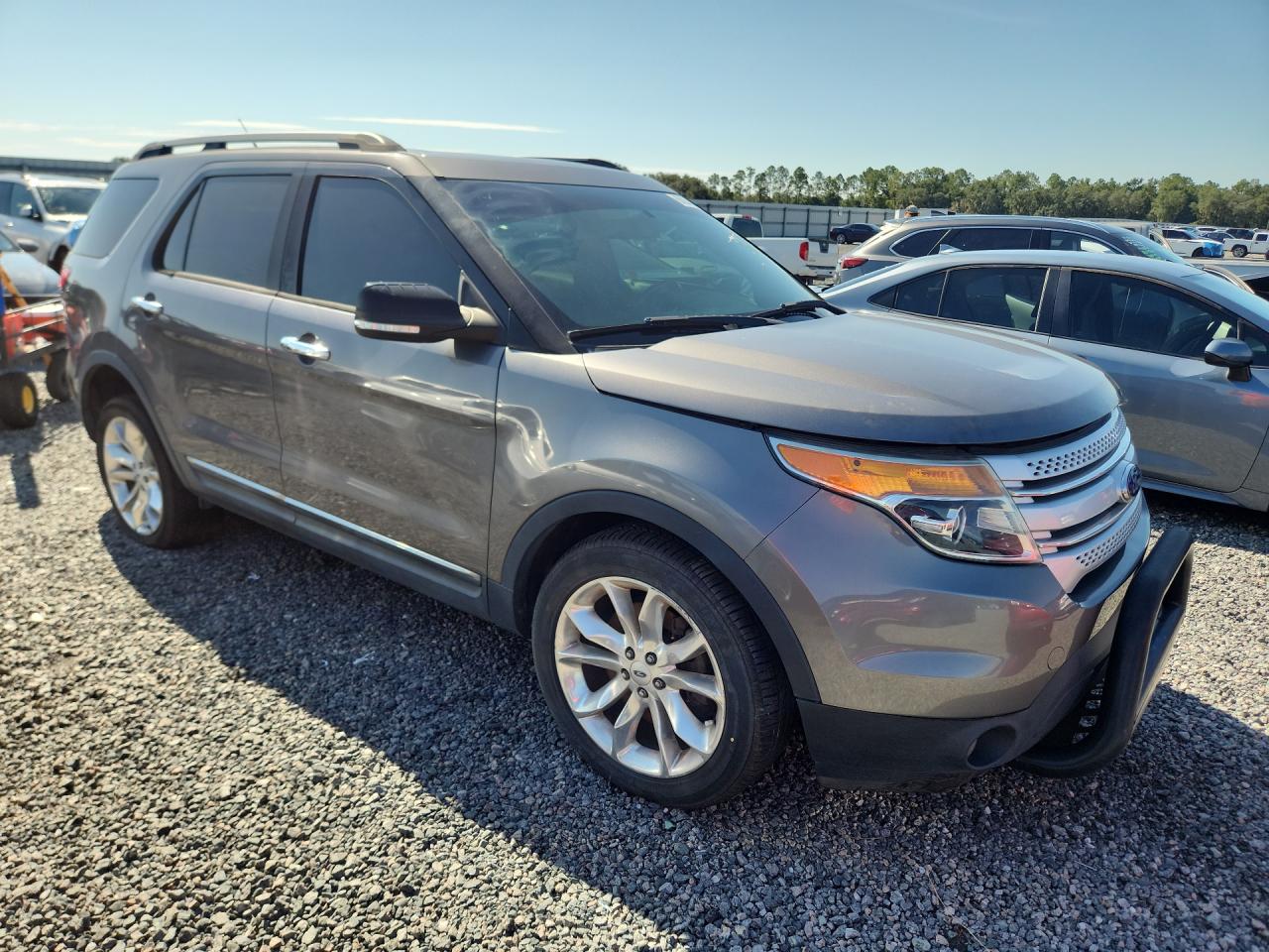2014 Ford Explorer Xlt Серый vin: 1FM5K8D82EGB88982