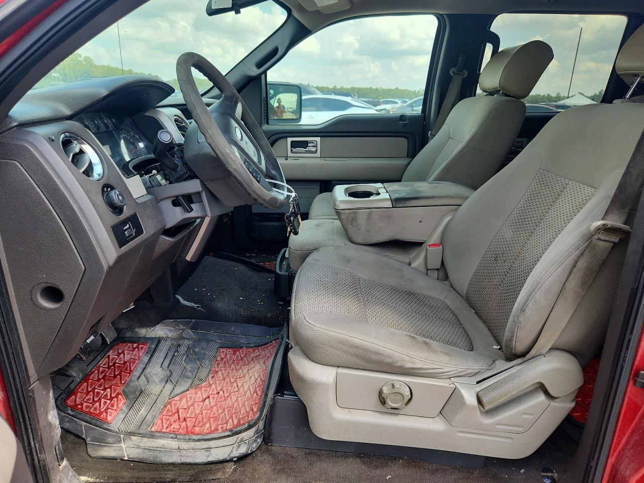 2009 Ford F150 Supercrew Red vin: 1FTPW14V59FA45373