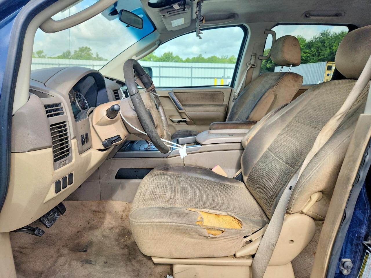 2008 Nissan Titan Xe Ffv Blue vin: 1N6BA07G18N307388