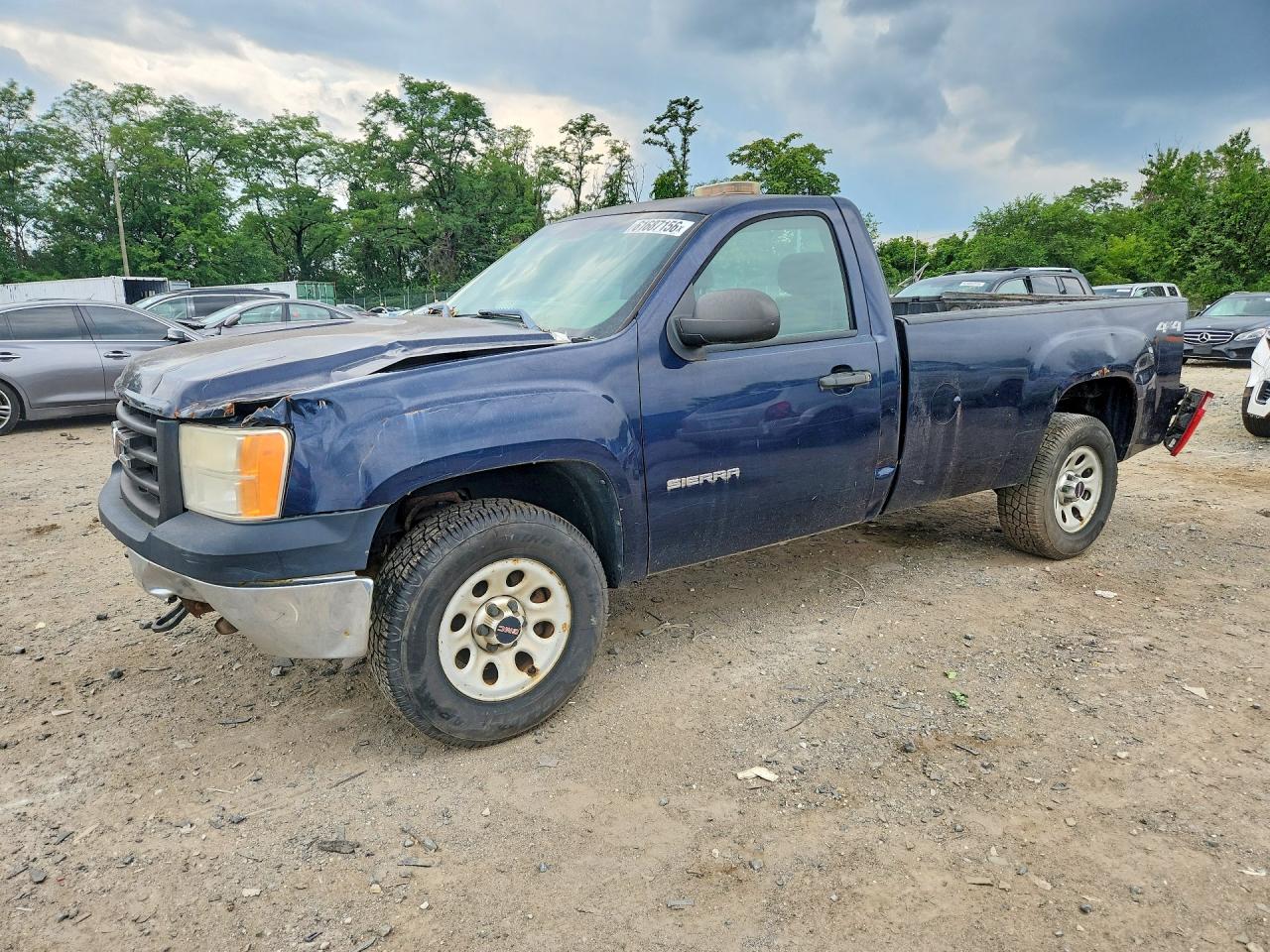 2012 Gmc Sierra K1500 Blue vin: 1GTN2TEX6CZ228561