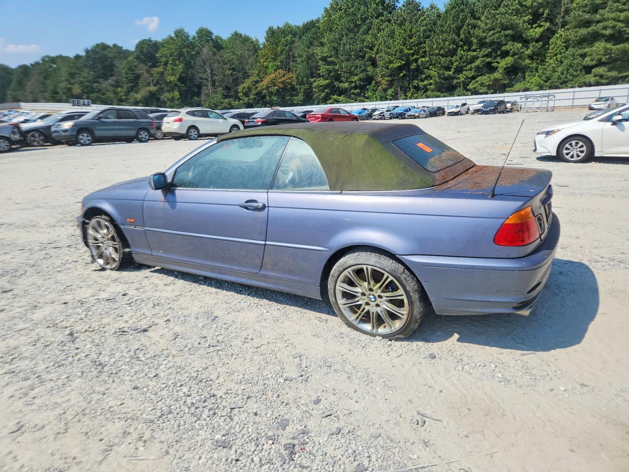 2002 Bmw 330 Ci Синий vin: WBABS53462JU89402