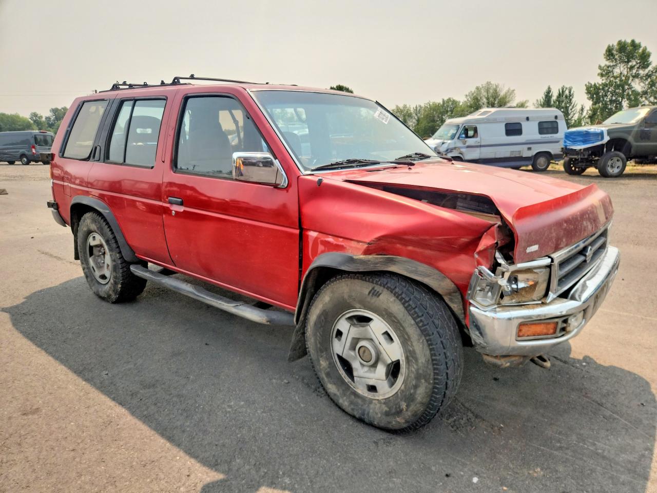 1993 Nissan Pathfinder Xe Red vin: JN8HD17Y5PW302260