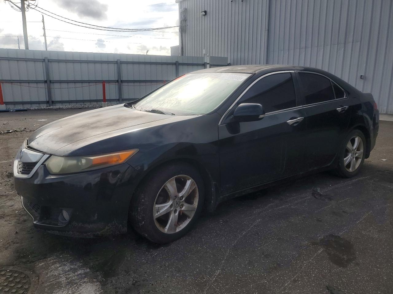 2010 Acura Tsx Black vin: JH4CU2F68AC028488