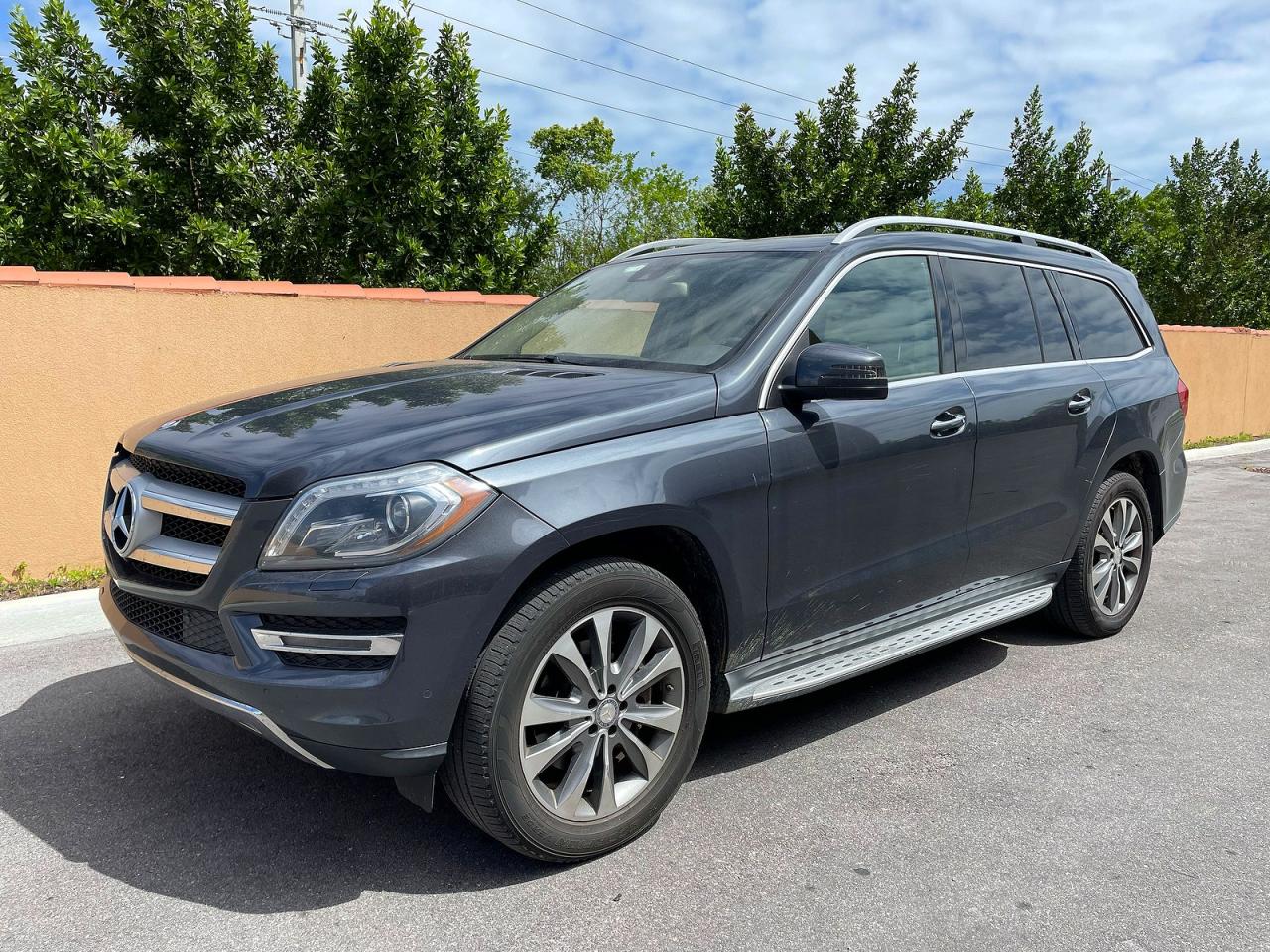 2015 Mercedes-benz Gl 450 4matic Gray vin: 4JGDF6EE5FA598124